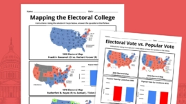 Free Printable Electoral College Worksheet Bundle