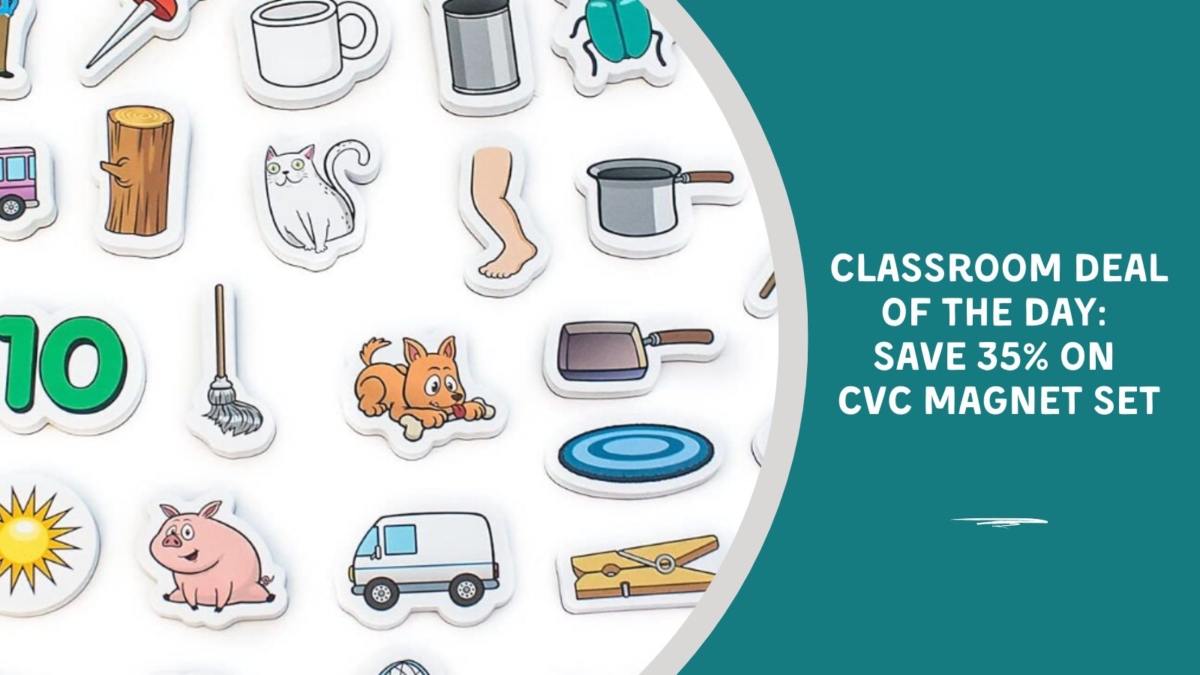 Classroom Deal of the Day: Save 35% on These Cute CVC Magnets