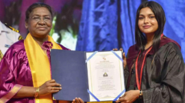 President Murmu Highlights the Role of Research in Education at Symbiosis University Convocation