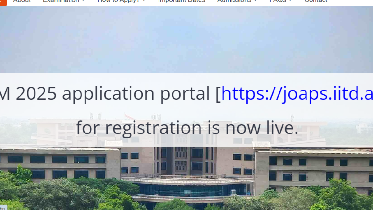 IIT JAM 2025 registration begins: Direct link to apply here