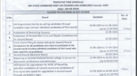 MP NEET UG counselling second round schedule released: Check important dates here