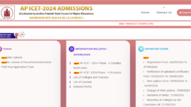 AP ICET Counselling 2024 phase 2 web entry begins: Check details here