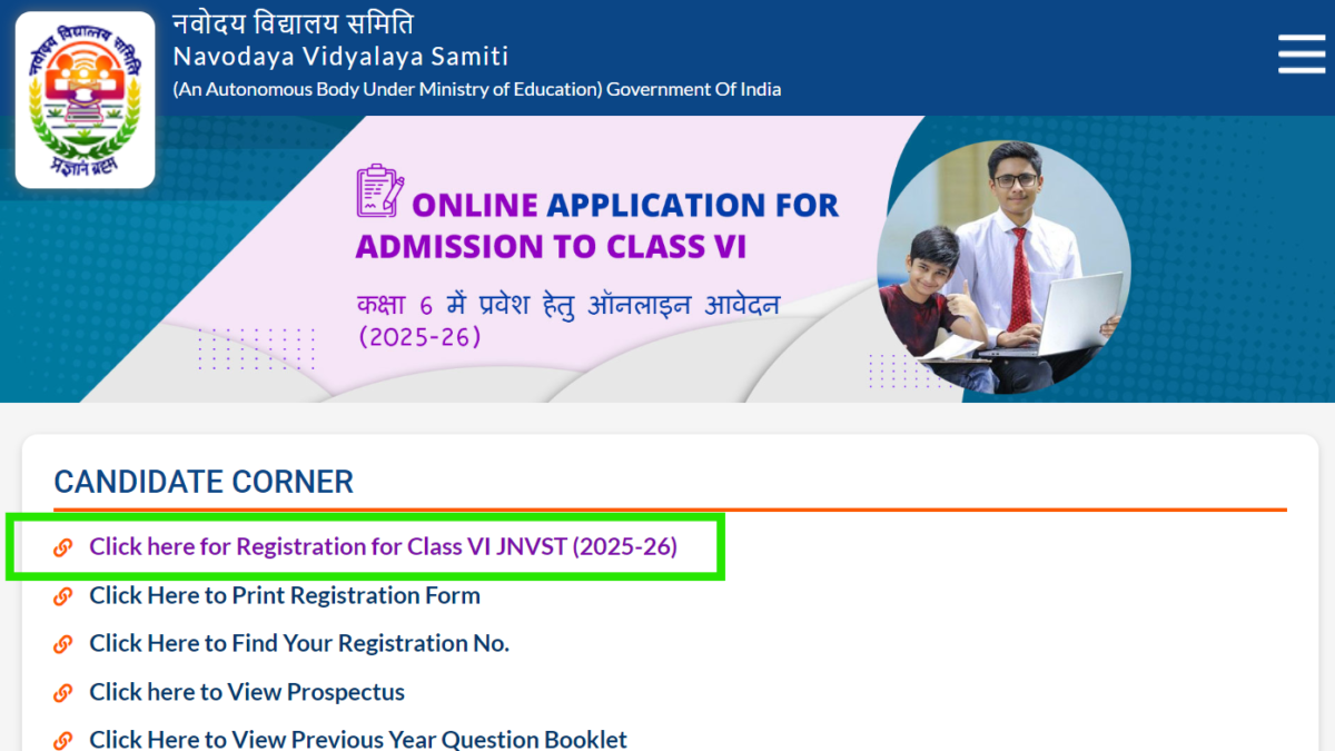 JNVST Registration 2024 for class 6 closes next week at navodaya.gov.in: List of required documents, direct link to apply