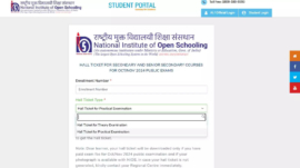 NIOS Admit Cards for Class 10, 12 Practical Exams Released at nios.ac.in; Download Here