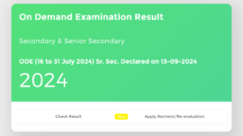 NIOS ODE Class 10, 12 result 2024 declared for on-demand exams at results.nios.ac.in: Direct link and other details here