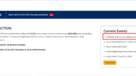 WB JECA counselling schedule 2024 out at wbjeeb.nic.in: Direct link to check here
