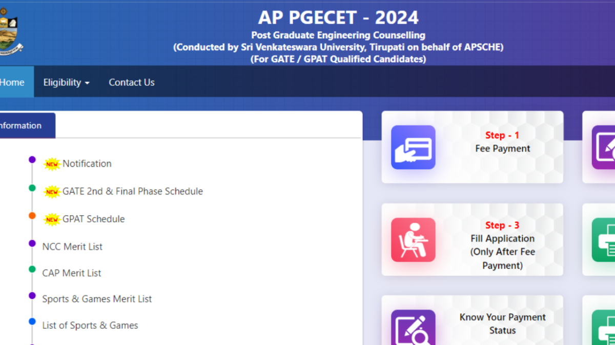 AP PGECET 2024 counselling registration for Phase 2 begins: Check direct link here