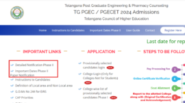 TS PGECET 2024 counselling phase 2 schedule released: Check important dates, registration fees, and other details here