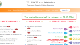 TS LAWCET 2024 final phase seat allotment result postponed: Check new date and other key details