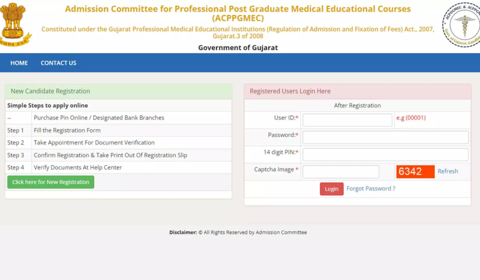 Gujarat NEET PG Counselling 2024 Round 1 Registration Begins at medadmgujarat.org; Check Direct Link Here