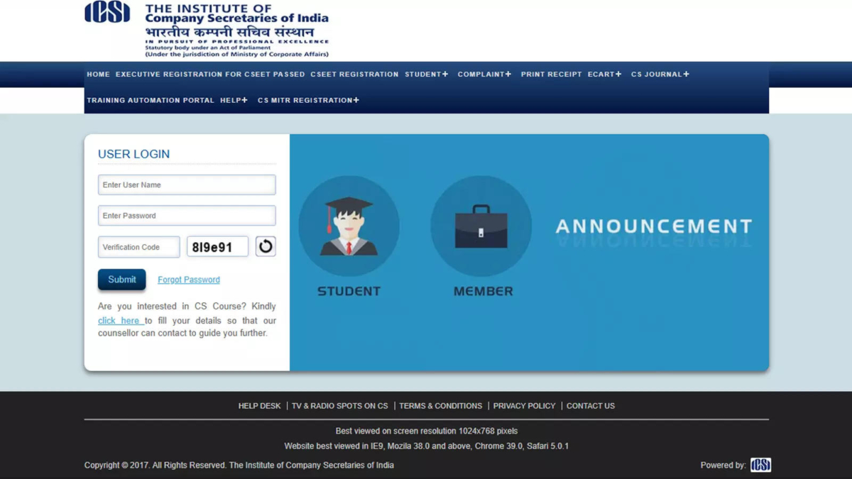 ICSI opens window for December 2024 exam changes, candidates can modify at icsi.edu