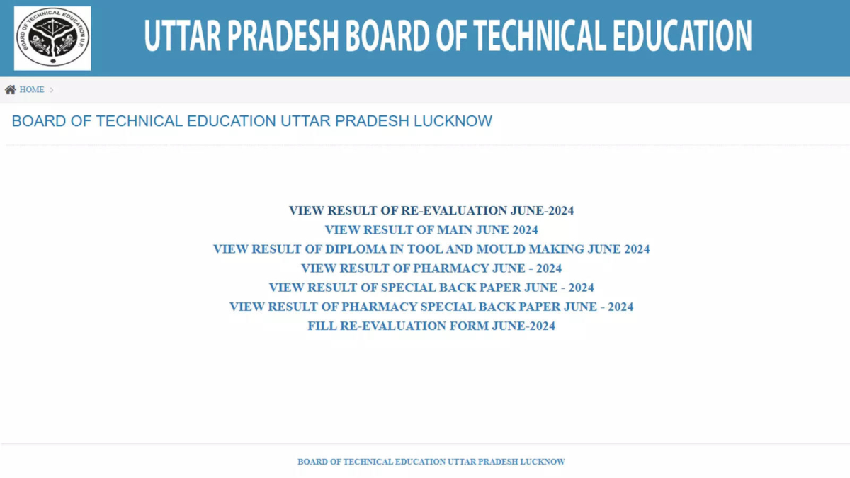 BTEUP scrutiny results 2024 released: Check revaluation results now at bteup.ac.in