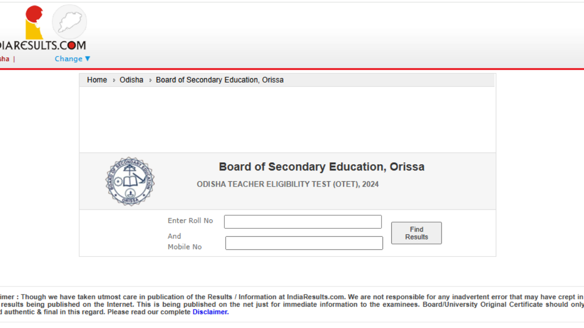 Odisha TET result 2024 released at bseodisha.ac.in: Direct link to download scorecards here