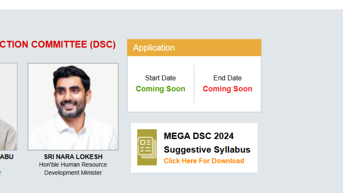 AP DSC 2024 Syllabus Released: Check Detailed List of Topics for Mega DSC Exam