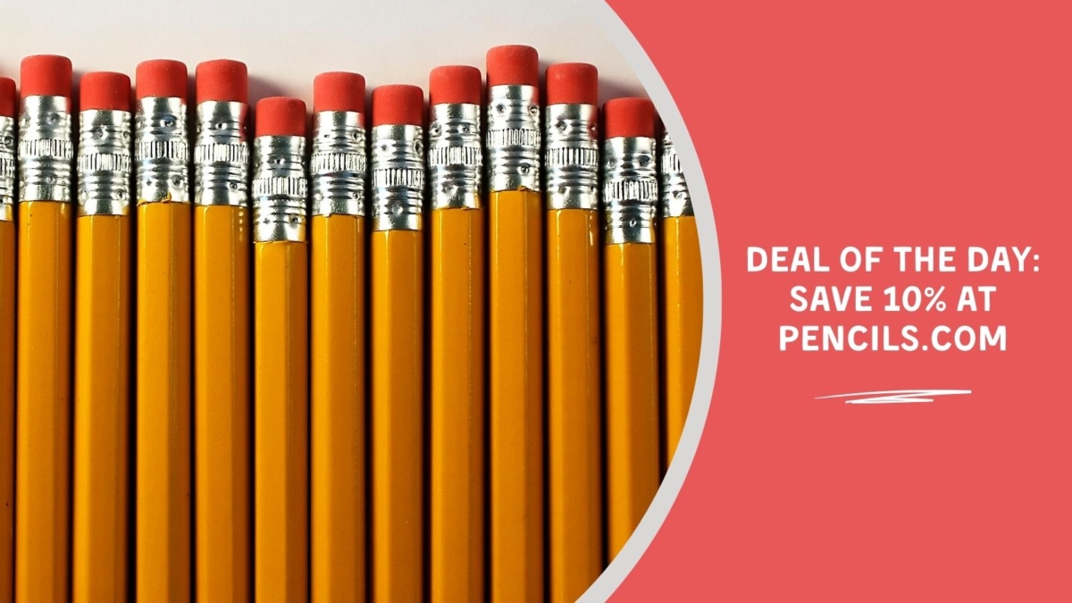 Deal of the Day: Save 10% at Pencils.com