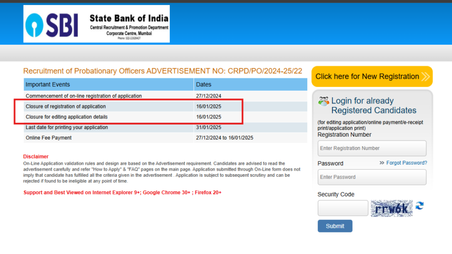 SBI PO 2024 registration window closes today: Direct link to apply here