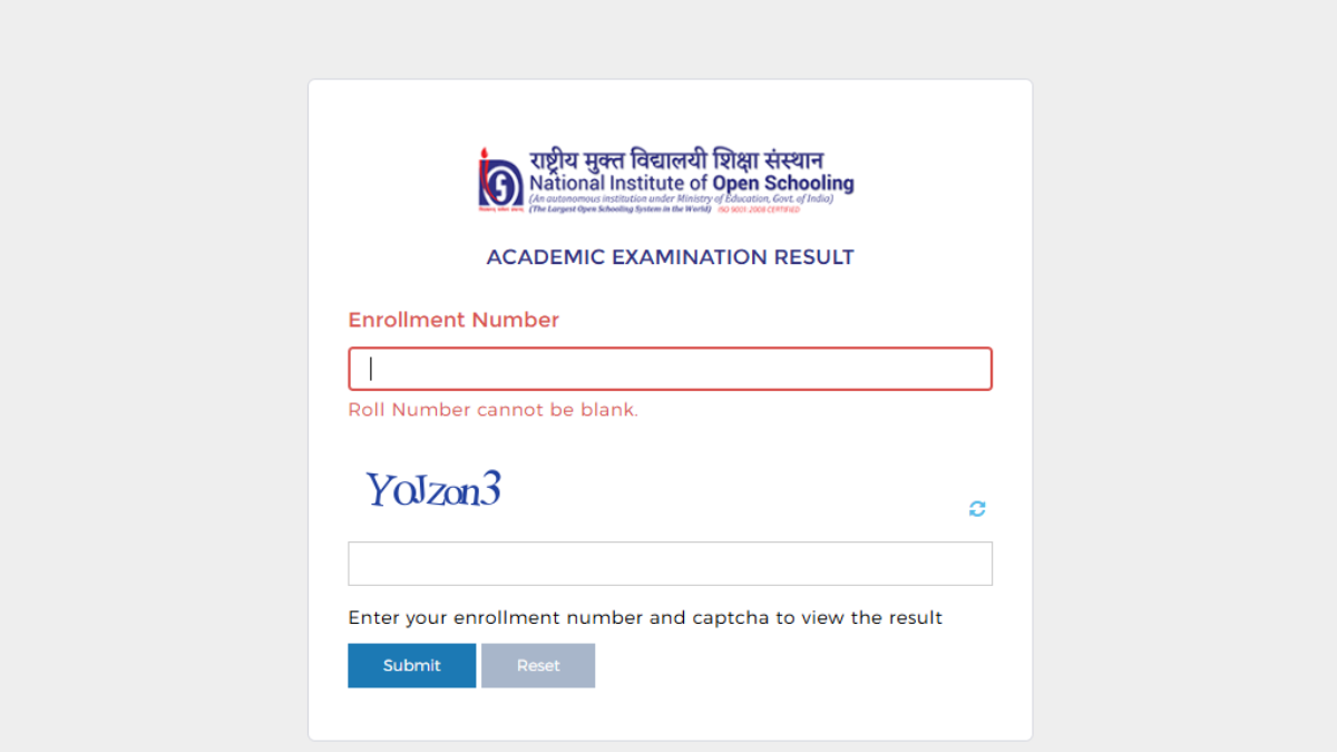 NIOS Class 12th 2024 result declared: Direct link to check here