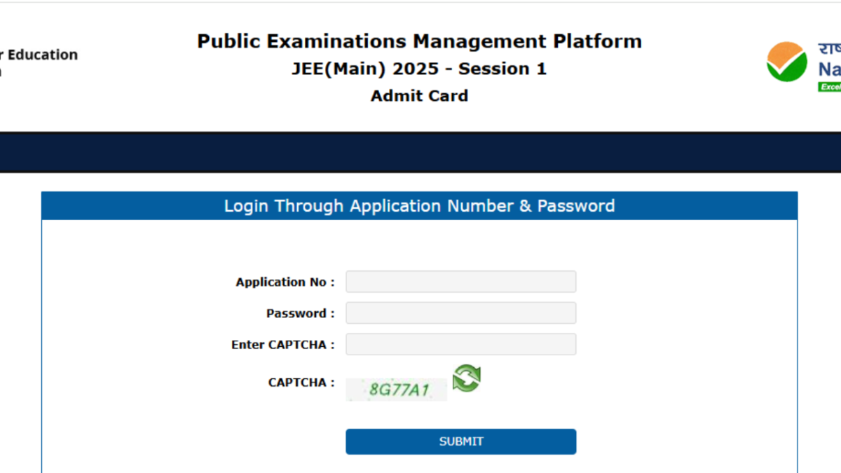 JEE Mains 2025 admit card for January 22, 23, and 24 exam out: Check direct link here