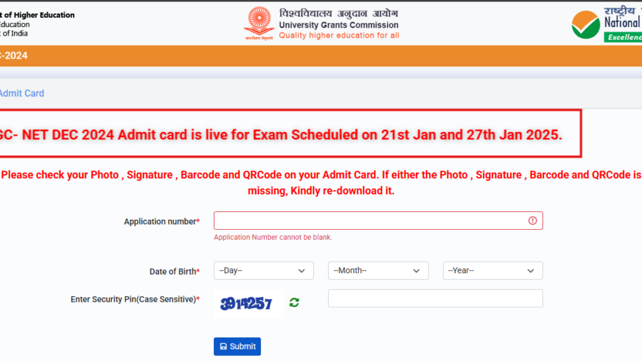 UGC NET admit cards released for January 21 and 27 exams: Direct link to download here