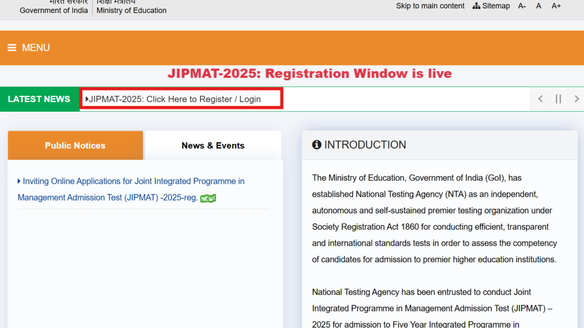 JIPMAT 2025 registration begins for 5-year management courses in IIMs: Direct link to apply, important dates here